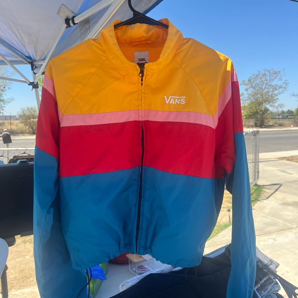 Vans Yellow Mesh-Lined Jacket Windbreaker